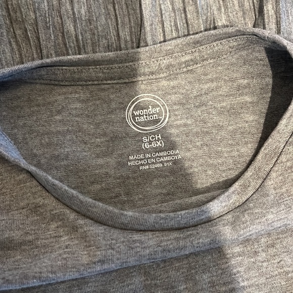 Gray Long-Sleeve Girls Dress Size 6/6X - Picture 3 of 5